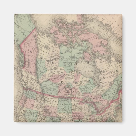 Nordamerika 14 magnet (Vorne)