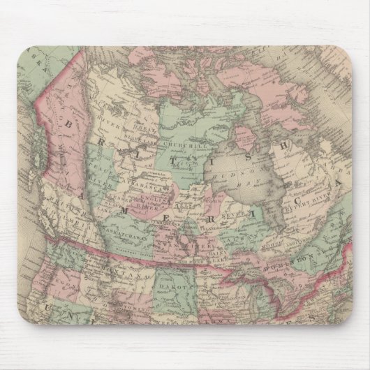 Nordamerika 14 mousepad (Vorne)