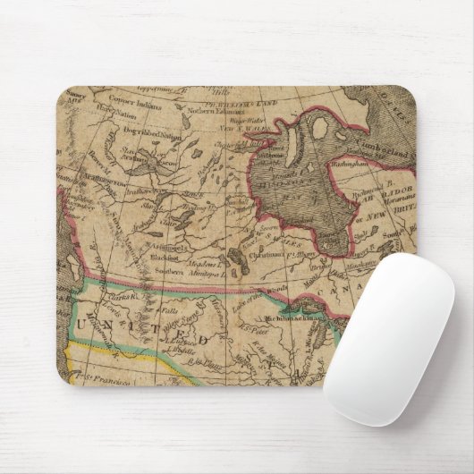 Nordamerika 14 mousepad (Mit Mouse)