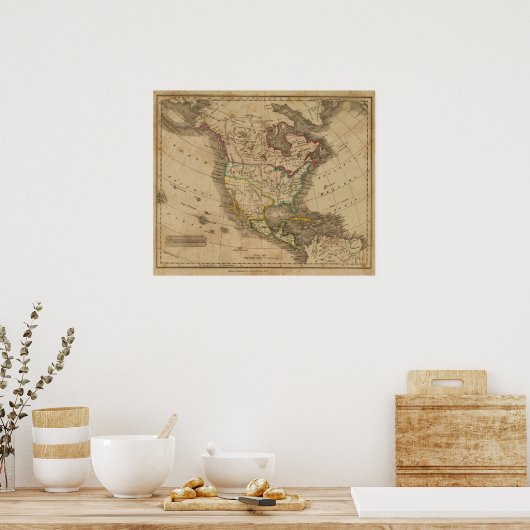 Nordamerika 14 poster (Küche)