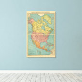 Nordamerika 15 leinwanddruck (Insitu (Holzboden))