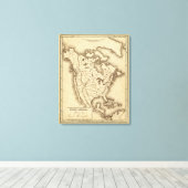 Nordamerika 15 leinwanddruck (Insitu (Holzboden))