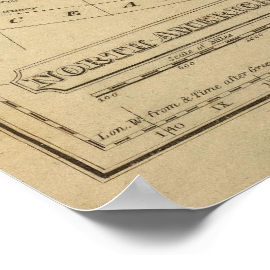 Nordamerika 16 poster (Ecke)