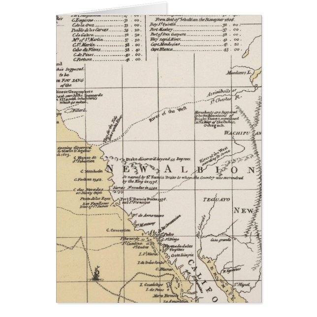 Nordamerika, 1782 (Vorne)