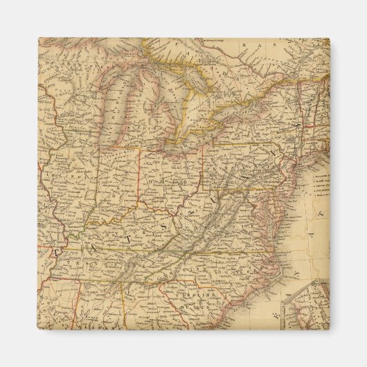 Nordamerika 17 magnet (Vorne)