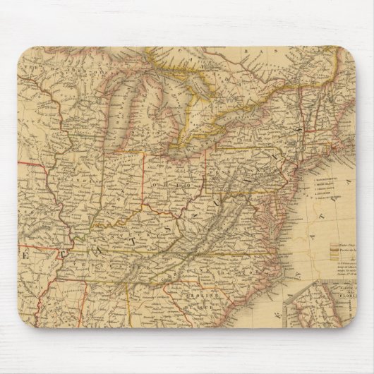 Nordamerika 17 mousepad (Vorne)