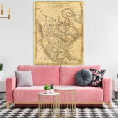 Nordamerika 18 leinwanddruck (Insitu (Wohnzimmer))
