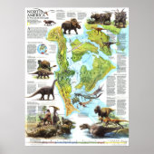 " Nordamerika: 1993 Im Zeitalter der Dinosaurier Poster (Vorne)