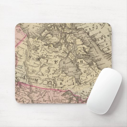 Nordamerika 19 mousepad (Mit Mouse)