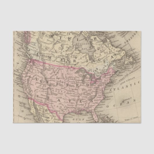 Nordamerika 19 seidenpapier (Vorderseite)