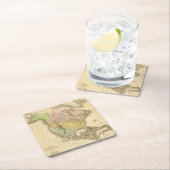 Nordamerika 20 2 rechteckiger pappuntersetzer (Vor Ort)