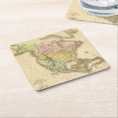 Nordamerika 20 2 rechteckiger pappuntersetzer (angewinkelt)