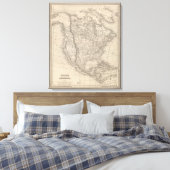 Nordamerika 23 leinwanddruck (Insitu (Schlafzimmer))