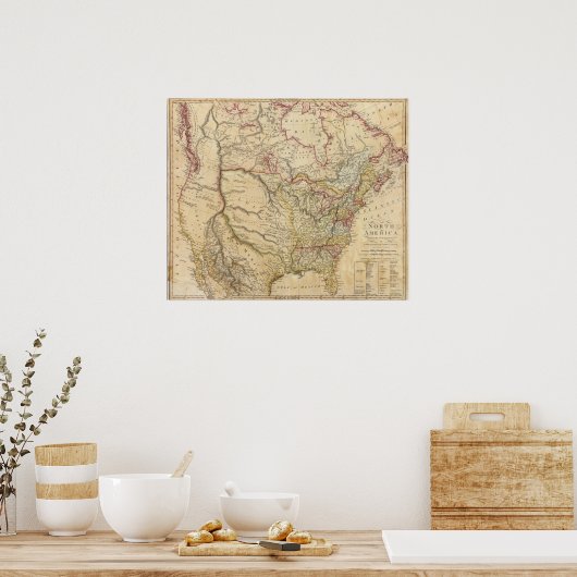 Nordamerika 24 poster (Küche)