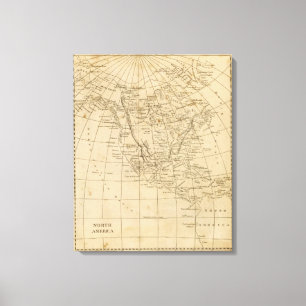 Nordamerika 25 leinwanddruck