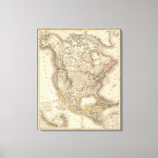 Nordamerika 28 leinwanddruck (Vorderseite)