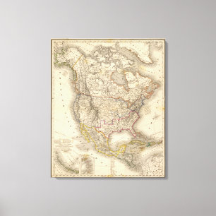 Nordamerika 28 leinwanddruck