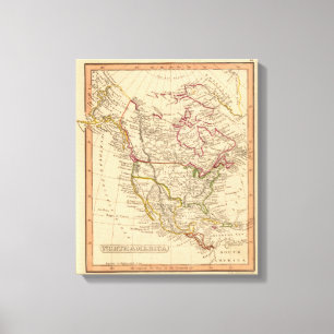 Nordamerika 2 leinwanddruck