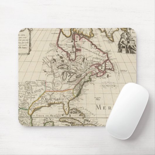 Nordamerika 2 mousepad (Mit Mouse)