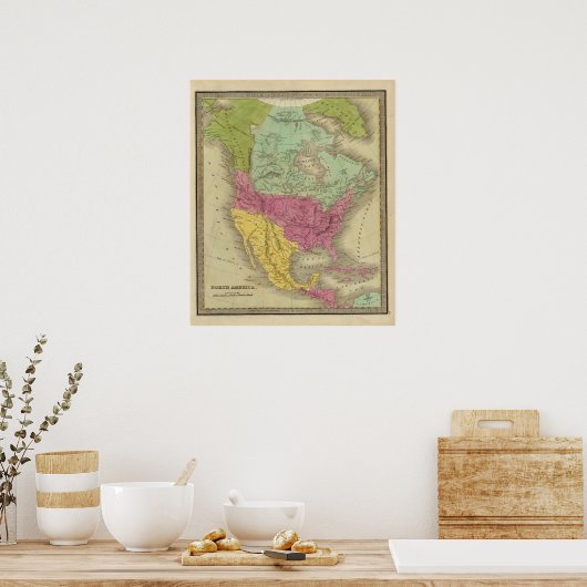 Nordamerika 30 poster (Küche)