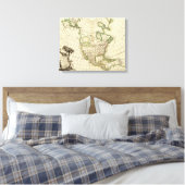 Nordamerika 32 leinwanddruck (Insitu (Schlafzimmer))