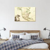 Nordamerika 32 leinwanddruck (Insitu (Schlafzimmer))