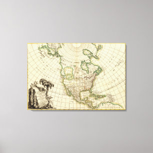 Nordamerika 32 leinwanddruck