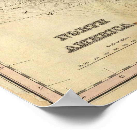 Nordamerika 32 poster (Ecke)