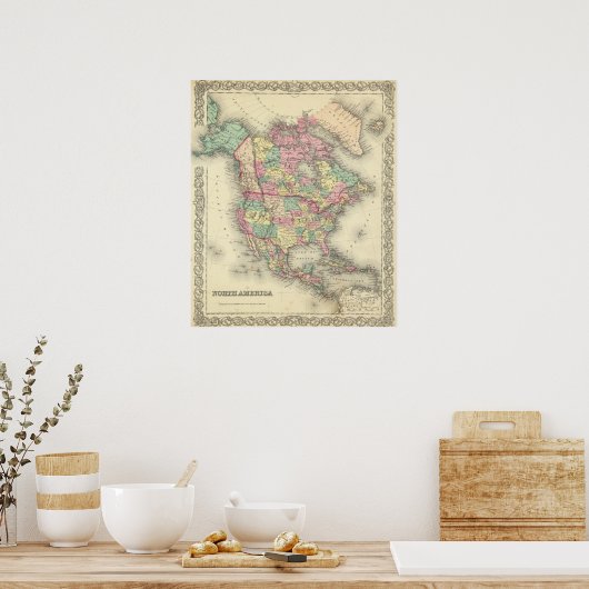 Nordamerika 32 poster (Küche)