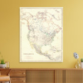 Nordamerika 33 leinwanddruck (Insitu (Wohnzimmer))