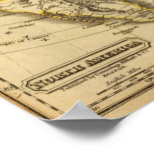 Nordamerika 38 poster (Ecke)