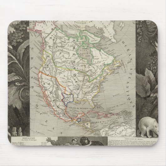 Nordamerika 39 mousepad (Vorne)