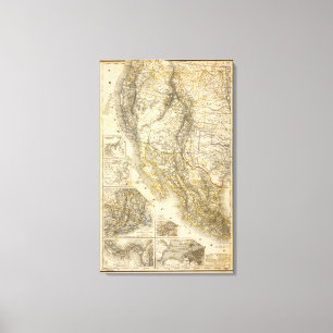 Nordamerika 3 leinwanddruck