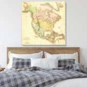 Nordamerika 40 leinwanddruck (Insitu (Schlafzimmer))