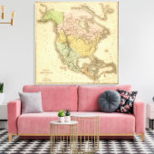 Nordamerika 40 leinwanddruck (Insitu (Wohnzimmer))
