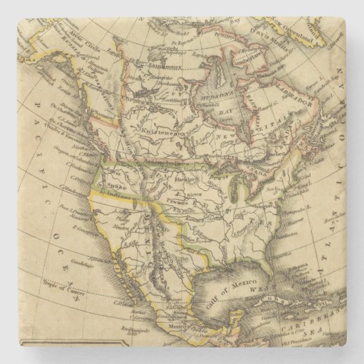 Nordamerika 40 steinuntersetzer (Vorderseite)