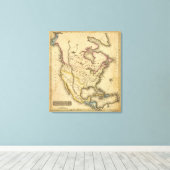 Nordamerika 44 leinwanddruck (Insitu (Holzboden))