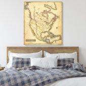 Nordamerika 44 leinwanddruck (Insitu (Schlafzimmer))