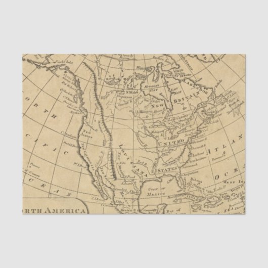 Nordamerika 44 seidenpapier (Vorderseite)