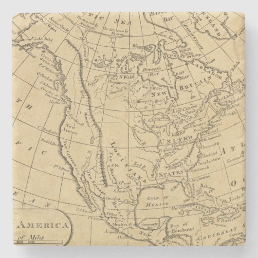 Nordamerika 44 steinuntersetzer (Vorderseite)