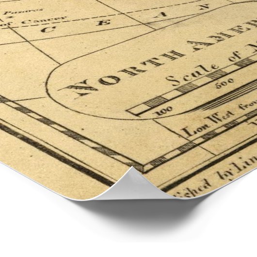 Nordamerika 45 poster (Ecke)