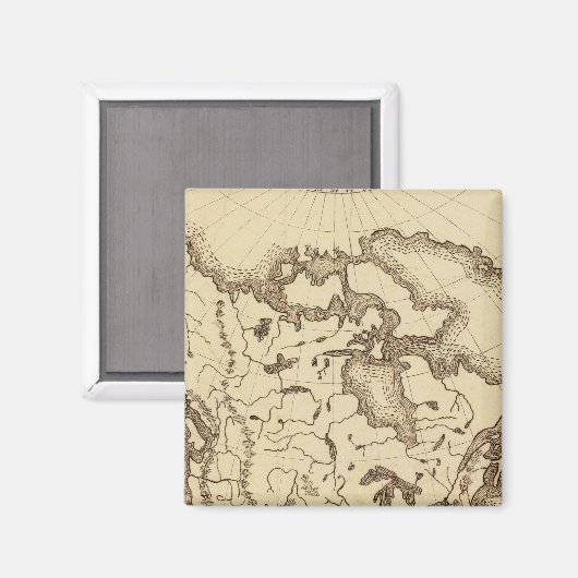 Nordamerika 4 magnet (Vorderseite/Rückseite)