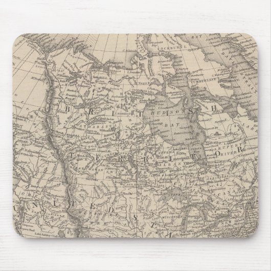 Nordamerika 4 mousepad (Vorne)