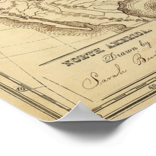 Nordamerika 4 poster (Ecke)