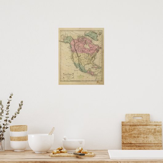 Nordamerika 5 poster (Küche)