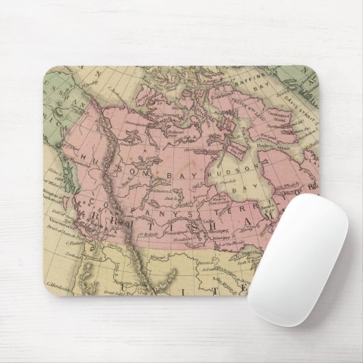 Nordamerika 6 mousepad (Mit Mouse)