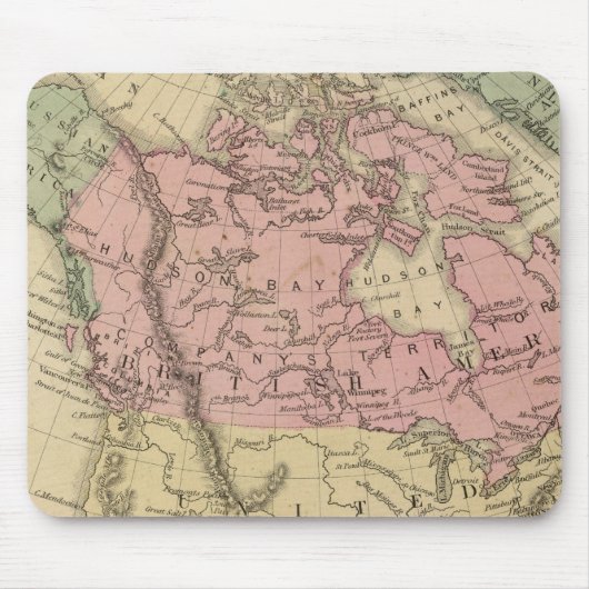 Nordamerika 6 mousepad (Vorne)