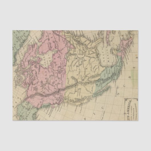 Nordamerika 6 seidenpapier (Vorderseite)