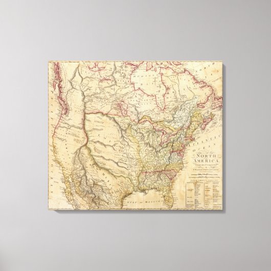 Nordamerika 7 leinwanddruck (Vorderseite)