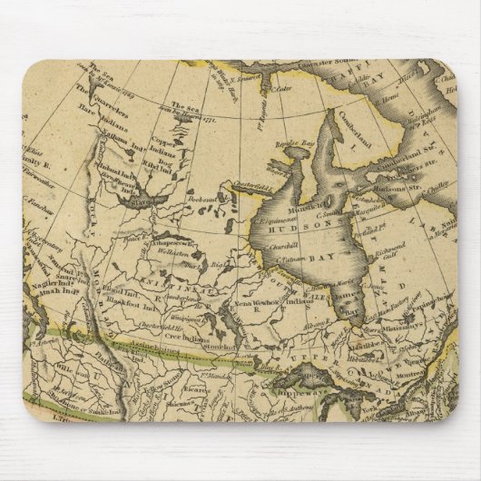 Nordamerika 7 mousepad (Vorne)